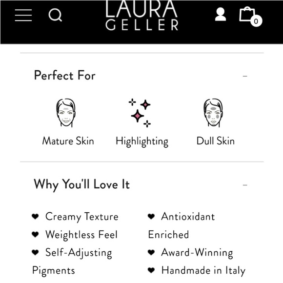 Laura Geller Blush-N-Brighten Marbelized Blush Compact Pink Buttercream NEW - Picture 7 of 10